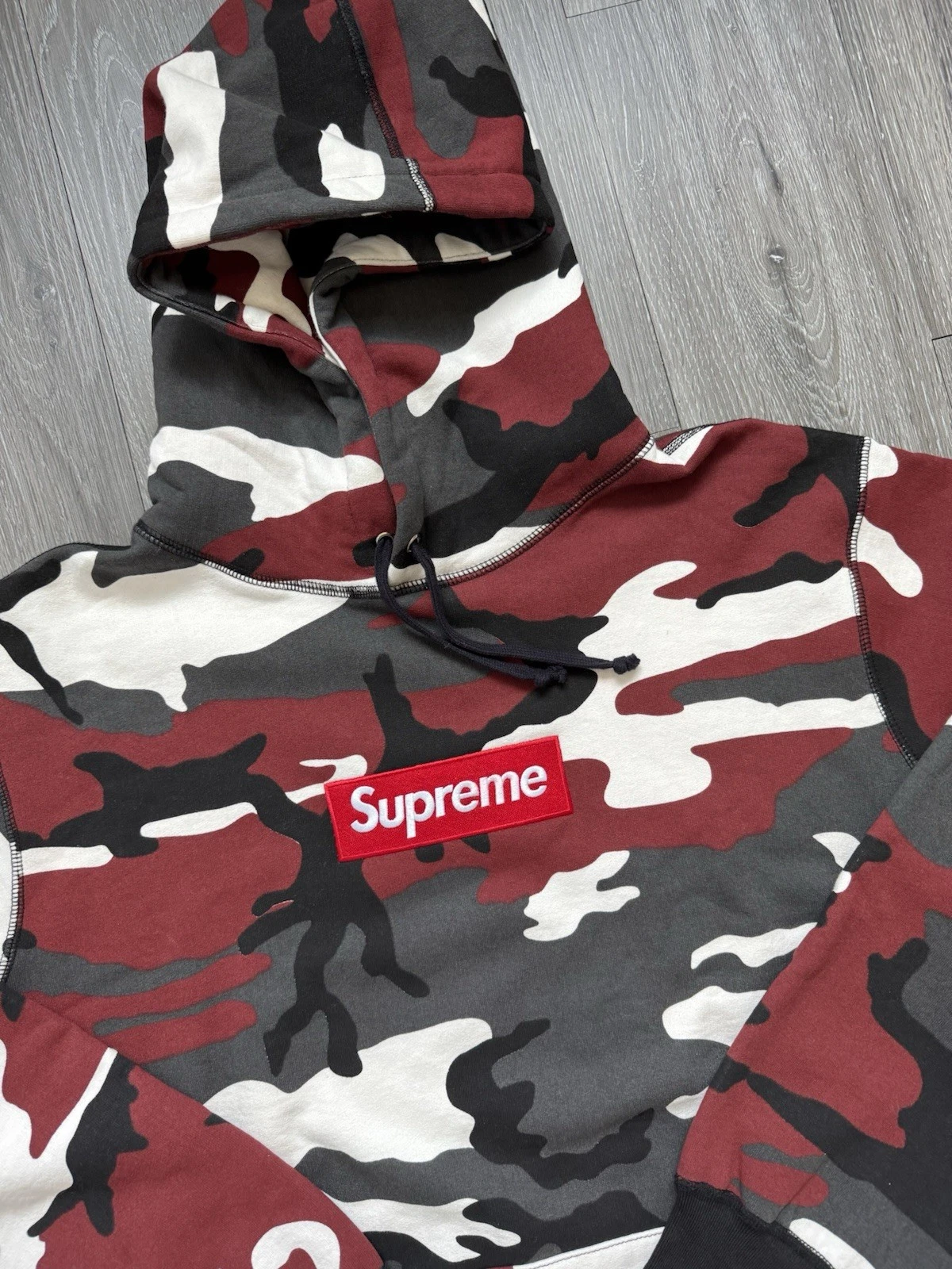 Sweat à capuche Supreme Urban Camo Box Logo 2013