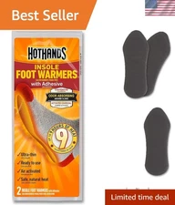 Ultra-Thin Insole Foot Warmers - Air-Activated, Up to 9 Hours of Natural Heat