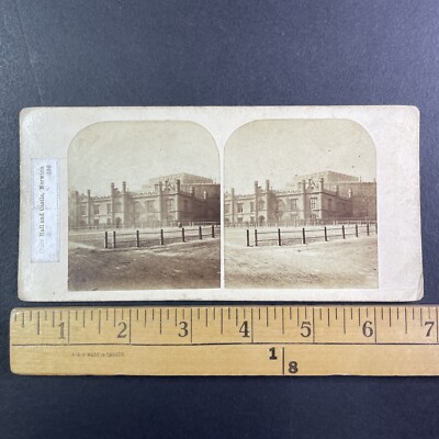 Shirehall Norwich Norfolk England Stereoview Antique c1858 Y14156