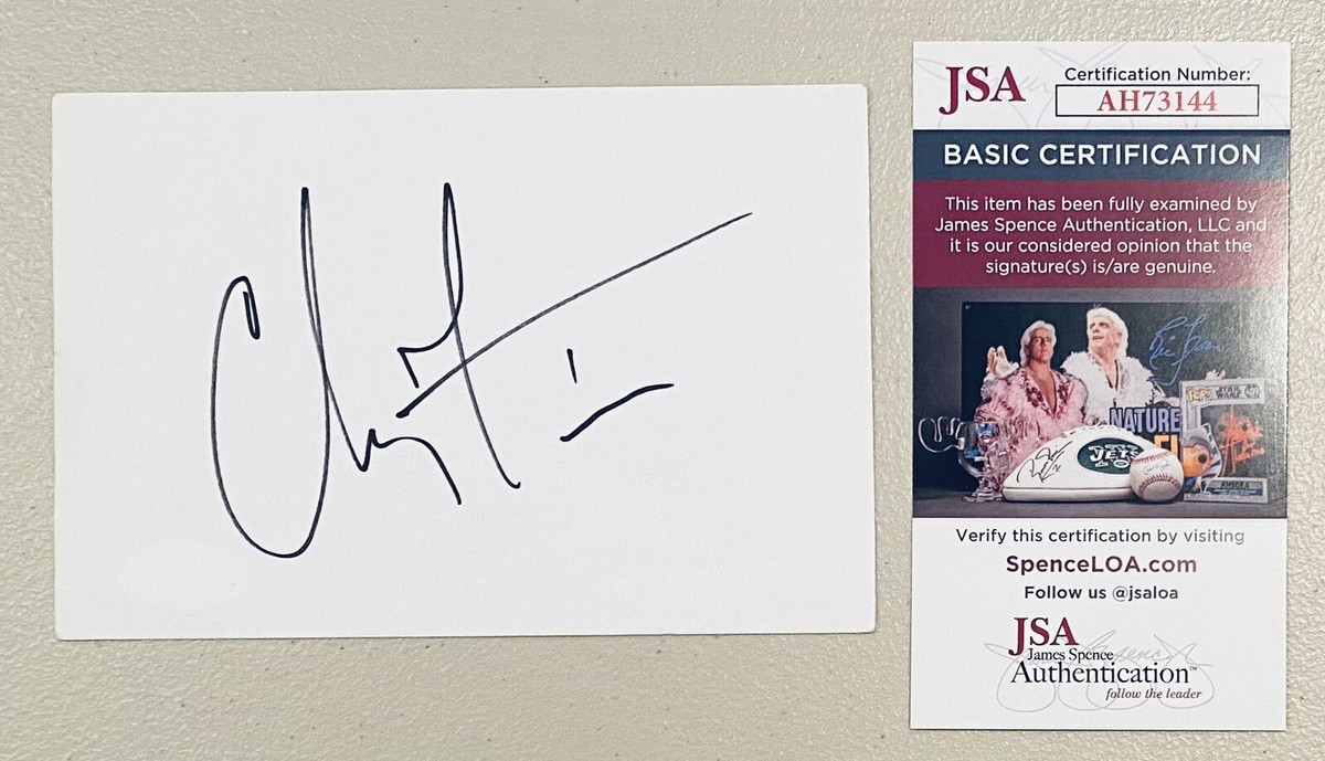 Channing Tatum Signed Autographed 4x6 Card JSA Certified 21 Jump