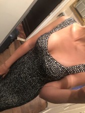 Dolce And Gabbana Bustier Tweed Dress Sz 38