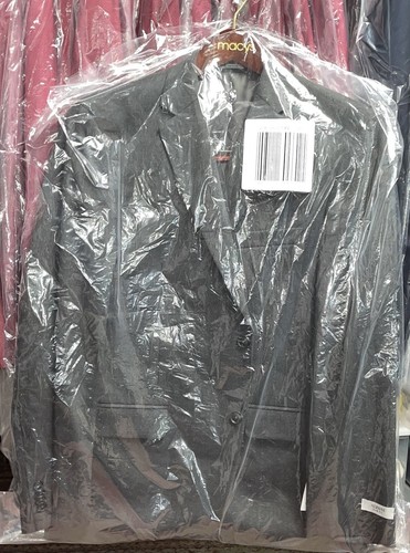 Alfani Men's Slim-Fit Stretch Solid Two Button Suit Jacket Charcoal 42XL Blazer - Picture 7 of 11