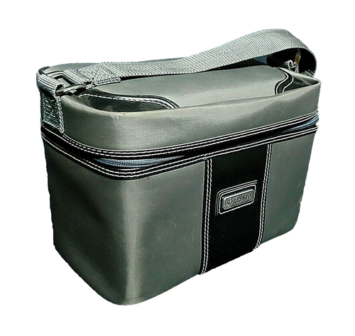 BOLSA DE MANO SORRENTO / BOLSA DE COSMÉTICOS -- NAILON GRIS -- MUY LIMPIA -- EXCELENTE ESTADO - Imagen 1 de 3