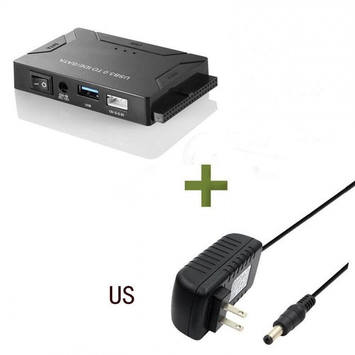 USB 3.0 to IDE/SATA Converter Adapter Kit For 2.5"/3.5" SATA/IDE/SSD Hard Drive - Imagen 12 de 14