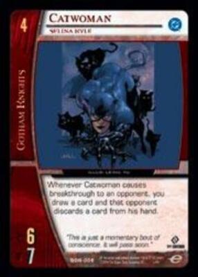VS System: Catwoman, Selina Kyle - Foil [Played] VS: DC Origins TCG CCG Classic