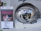 Darren McFadden signed Oakland Las Vegas Raiders mini helmet JSA COA Arkansas UA