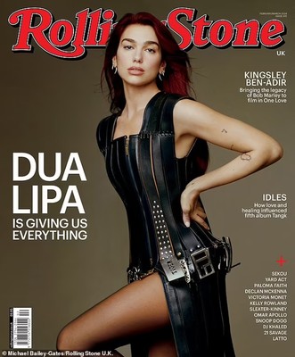 UK Rolling Stone Magazine: Dua Lipa, Ben-Adir, Idles, Issue #15, Feb/March 2024