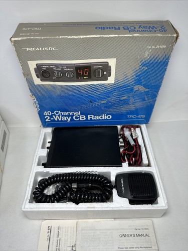 Vintage Radio Shack TRC-479 40 Channel 2 Way CB Radio 21-1519 NEW OPEN IN BOX - Picture 3 of 6