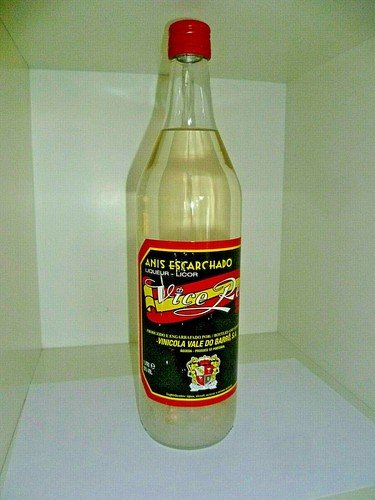 Anis Escarchado VICE REI mit Blüte Likör 1L Flasche 20% Portugal Águeda RARITÄT