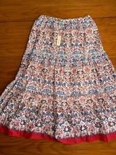 NWT Max Studio Skirt Women Medium A-Line Knee Length Lightweight Stretch 98