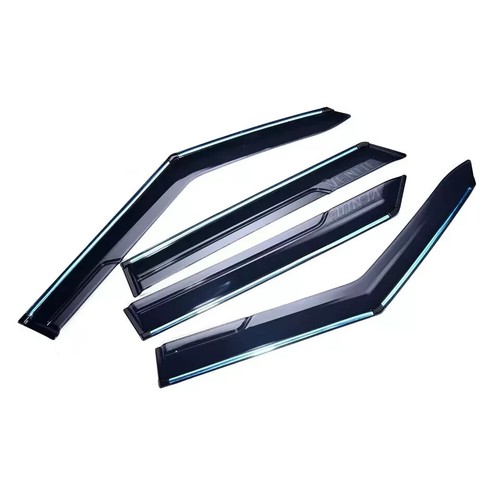 Car Door Visor Rain Guard with Chrome Liner Protected Weather Protection - 第 115/116 張圖片