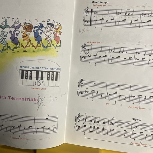 Alfreds Basic Piano Library Recital Book Level 1B Pre Owned Written Vintage 1995 - Bild 10 von 11