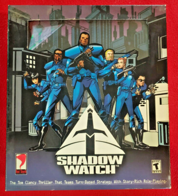 SHADOW WATCH PC Game NEW Sealed Turn-Based CD-Rom TOM CLANCY Red Storm