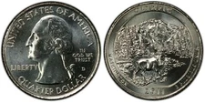2011-D Olympic Washington National Park NP ATB 25C Unc Quarter Denver mint NPD08