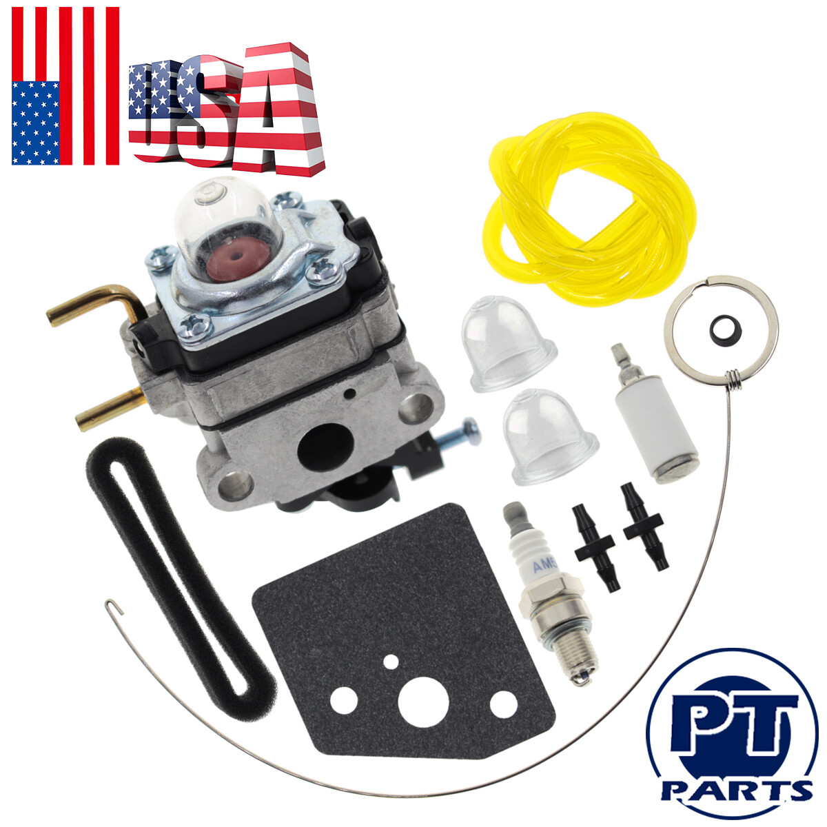 For TroyBilt TB4BP TBP6160 TB4BPEC Trimmer Blower Carburetor Kit 753