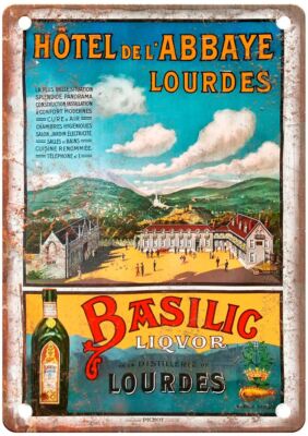 1910s Vintage Liquor Poster Retro Look Reproduction Metal Sign E1347