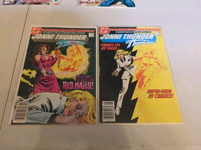 Jonni Thunder #2 (Newsstand); DC | A.K.A. Thunderbolt Roy Thomas - we combine