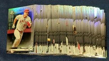 2019 BOWMAN PLATINUM COMPLETE 100 CARD VET NO PROSPECTS OR SP'S TROUT ACUNA SOTO