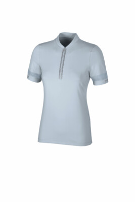 Pikeur Zip Shirt Femme – Bleu Pastel – Chemise Fonctionnelle équitation Collection FS 2024