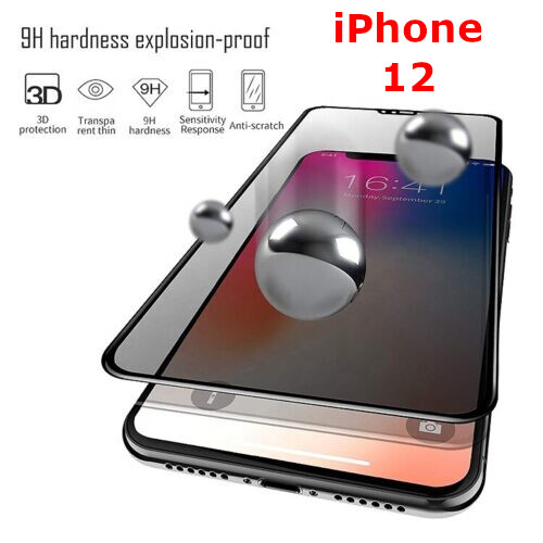 Sichtschutz Hartglas Displayschutzfolie für iPhone 12, Mini, Pro, Pro MAX Abdeckung - Bild 10 von 12