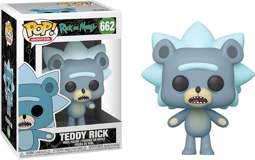 Funko Pop Teddy Rick #662 Rick and Morty Animation Series Vinyl Figure Protector - Picture 2 of 2