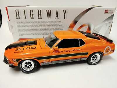 Greenlight Highway 61 Ford Mustang MACH 351 CID 1 Pace Car 1970 1/18 HWY-18033