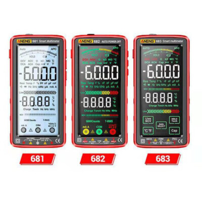 ANENG 683 682 681 Smart Digital Multimeter AC DC Capacitance Diode Meter Tester