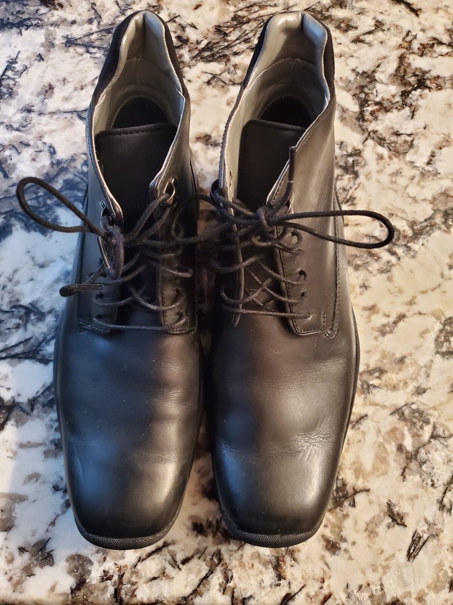 Kenneth Cole Black Leather Mens Dress Shoes Size 8.5M With Silver Technology Reaction Kenneth Cole Means Brogue Oxfords Mens 8.5 M Black  main image 4