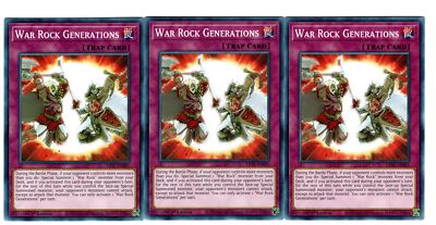 Yugioh - 3X War Rock Generations - Common - 1st Edition - LIOV-EN091 - Near Mint | eBay Yugioh - 3X War Rock Generations - Common - 1st Edition - LIOV-EN091 - Near Mint | eBay