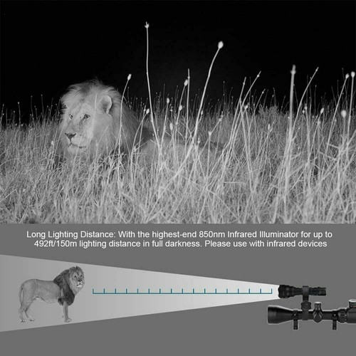 5 Watt Zoom T20 IR 940nm Flashlight Night Vision LED Lamp Outdoor Infrared Torch - Picture 8 of 14