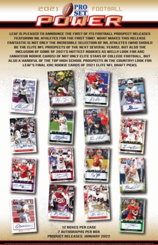 2021 Pro Set Power Football Hobby 12 Box Case Pre Order - Picture 1 of 1