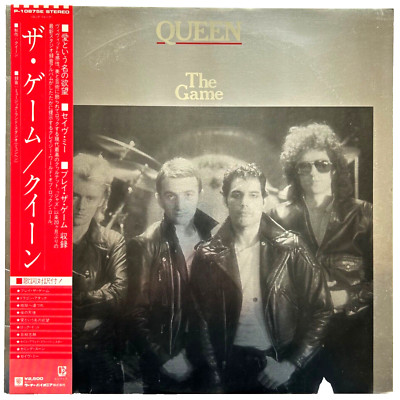 Queen THE GAME w/Obi Insert*2 Vinyl LP P-10875E Japan Another One Bites The Dust