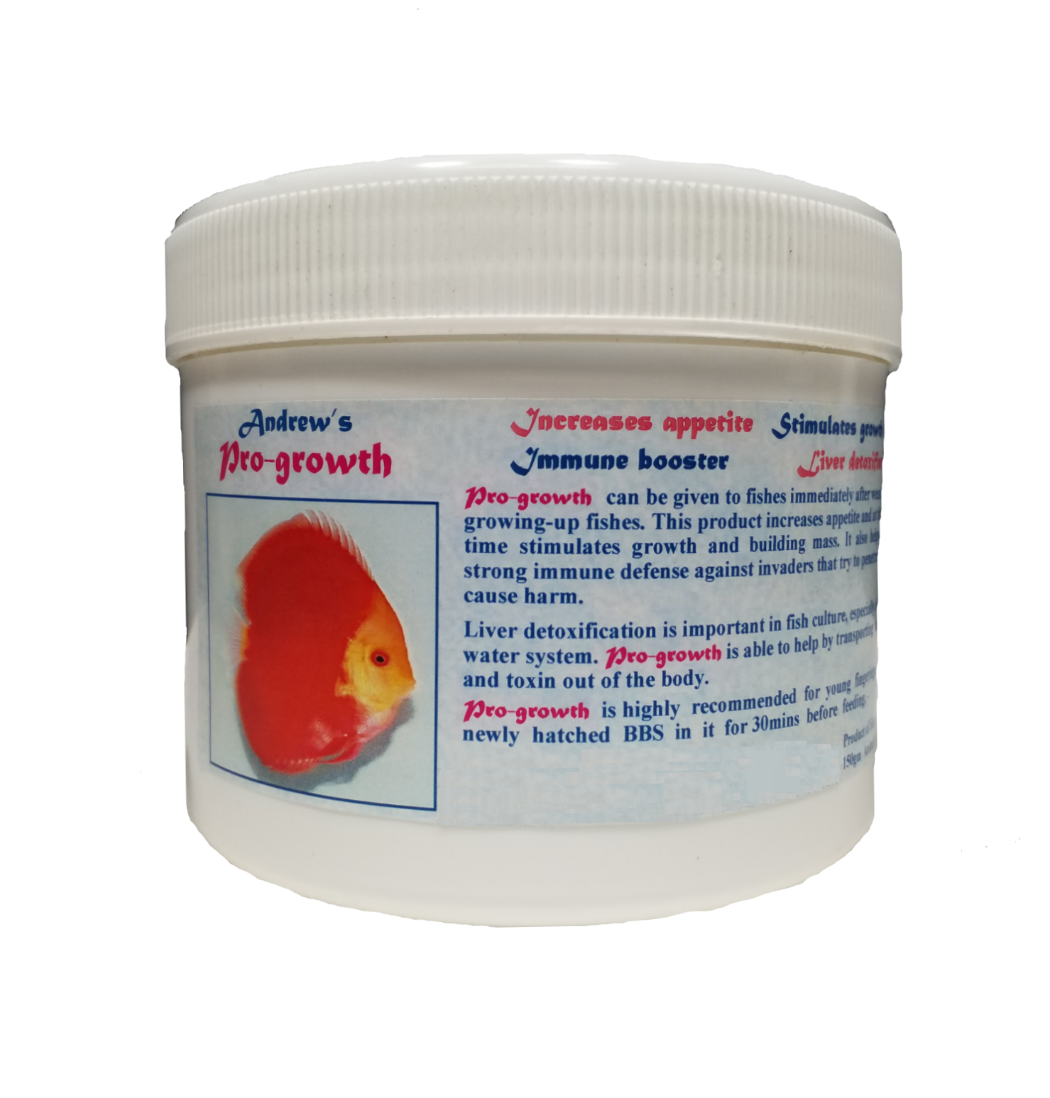 PROGROWTH Enhanced Blackworm / Beef Heart Mix Micro Sticks for Discus