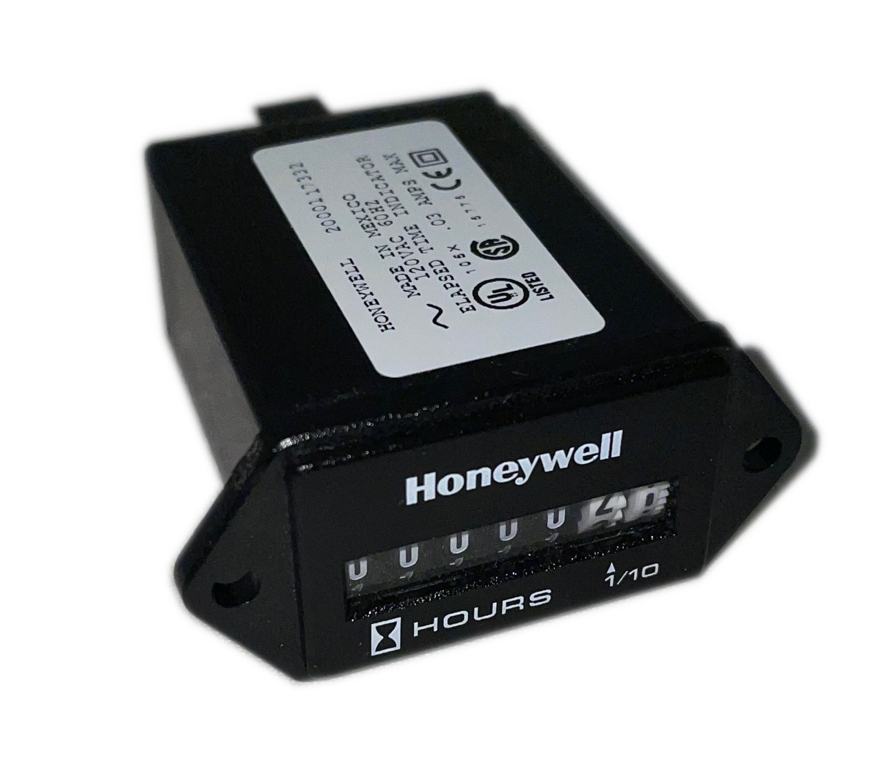 Honeywell 20001-17 Digital Panel Hour Meter, 0 to 99999 hrs, Polycarbonate