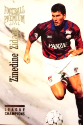 Carte Panini Zinedine Zidane Bordeaux - Rookie 1994 - UNFP #155 - Français