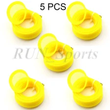 Lot 5 Tangle Free Casting Fishing Rod Sock Jacket Sleeve Pole Cover Braided Mesh