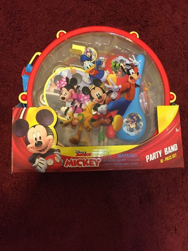 NEW! DISNEY Junior Mickey Mouse Friends 10 PIECE Drum Instrument Party Band Set - Picture 2 of 12