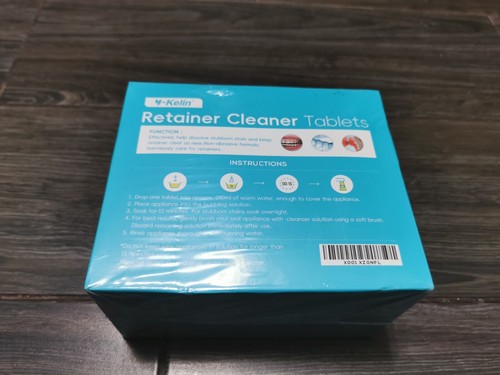 Retainer Reinigungstabletten 8 Monate 240 Tabletten Reiniger Mundschutz, Zahnersatz, a - Bild 2 von 5
