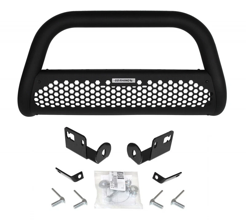 Go Rhino 3" Charger 2 RC2 Black Bull Bar w/ Skid Plate for 02-05 Dodge Ram 1500 Foto 2 de 2