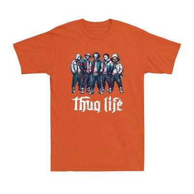 Thug Life Gangster Horror Halloween Horror Killer Scary Character Men's T-Shirt