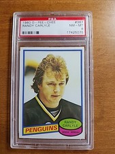1980-81 OPC Hockey # 367 Randy Carlyle PSA 8 Nmmt
