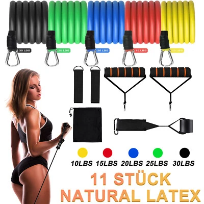 HIMALY Fitnessband Gymnastikband Widerstandsbänder Fitness Band set Resistance Band