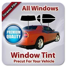 Precut Ceramic Window Tint For Chevy Silverado 3500 Double Cab 2015-2018 (All Wi