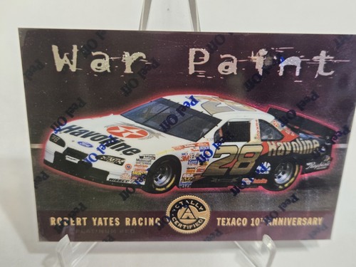 1997 WAR PAINT PLATINUM RED GLOW Promo π Ernie Irvan NUMBERED 1565/2999 πππ - Picture 6 of 8