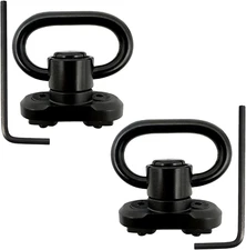 Two Point Traditional Sling Swiels Mount Set for Mlock 1.25 inch, Swivel