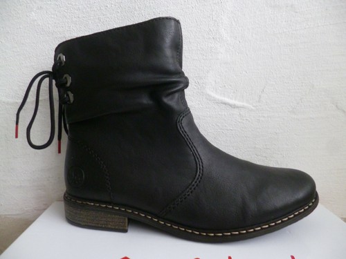 Rieker Botas Mujer Botines Botas con Forro Negro Z49L1 - Imagen 9 de 9