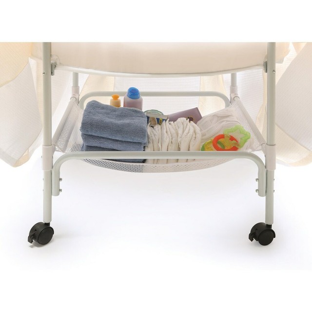 badger basket empress round baby bassinet