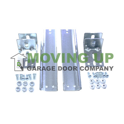 Garage Door 2'' Upright Rails for 7' Garage Door/ Hardware Measures 76''