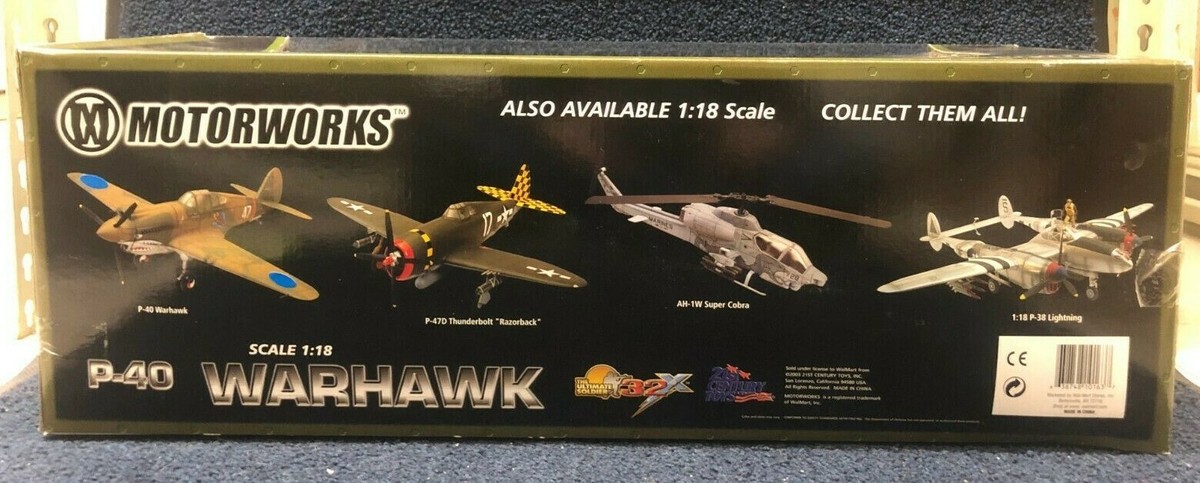 Motorworks P-40 Warhawk 1/18 scale No 10163 | eBay Motorworks P-40 Warhawk 1/18 scale No 10163 | eBay