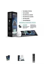 Brush Buddies Herbal Toothpaste 3.5oz Activated Charcoal Cool Mint 3 pack 